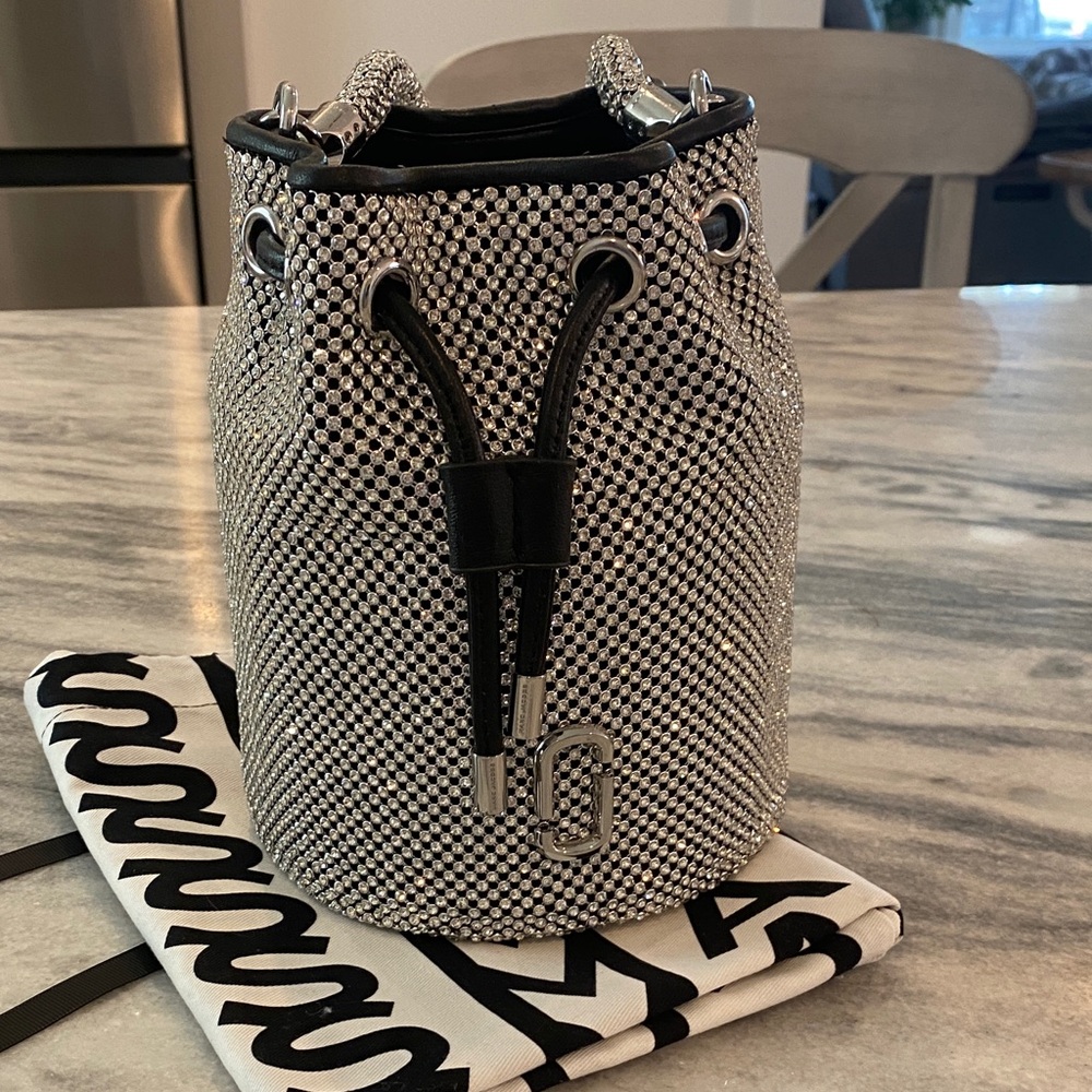 Marc Jacobs Silver and Black Mini Bag